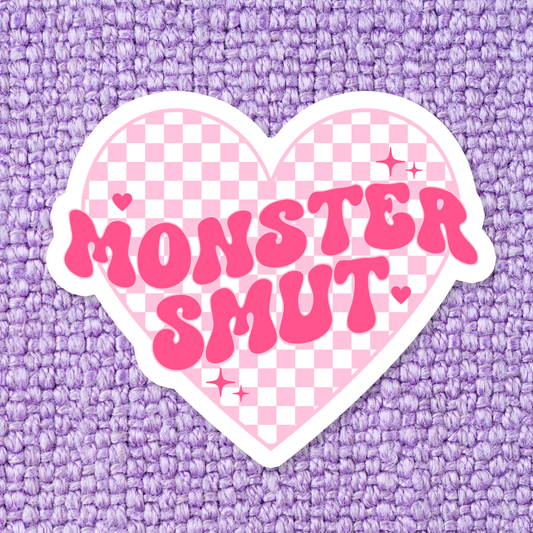 Monster Bookish Smut Romance Waterproof Vinyl Sticker