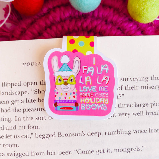 'Fa La La Llama' Magnetic Bookmark