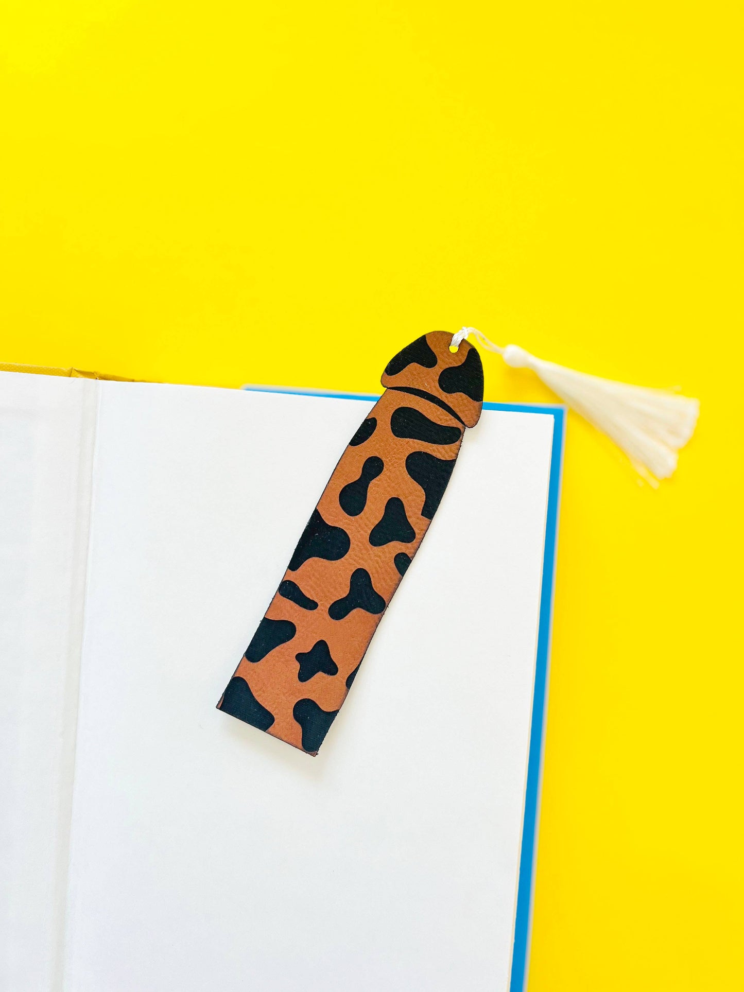 Cowprint Cockmark™ Bookmark