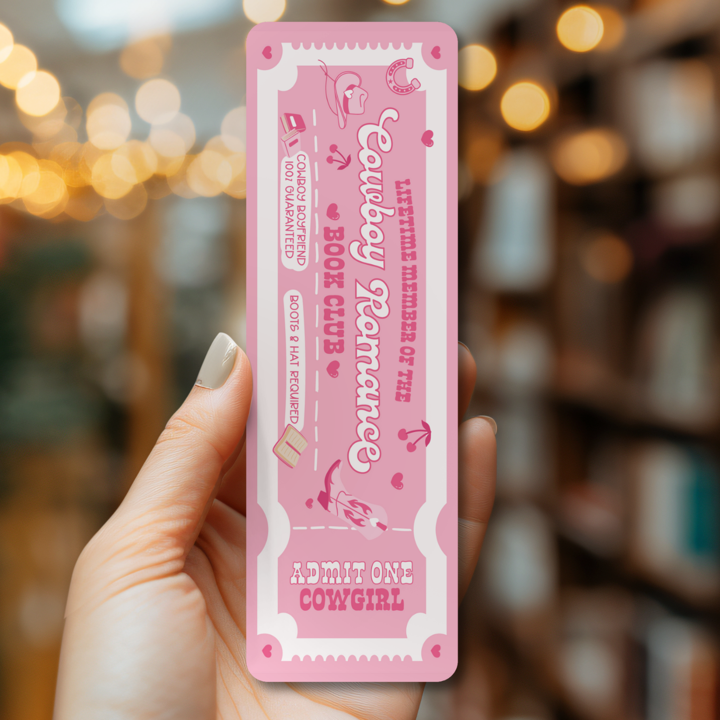 Cowboy Romance Bookmark