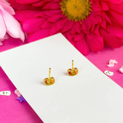 Bookworm Stud Earrings