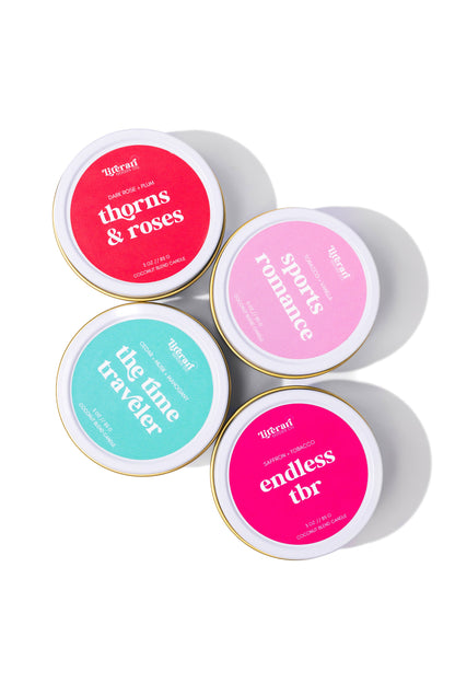 Endless TBR Bookish Travel Candle