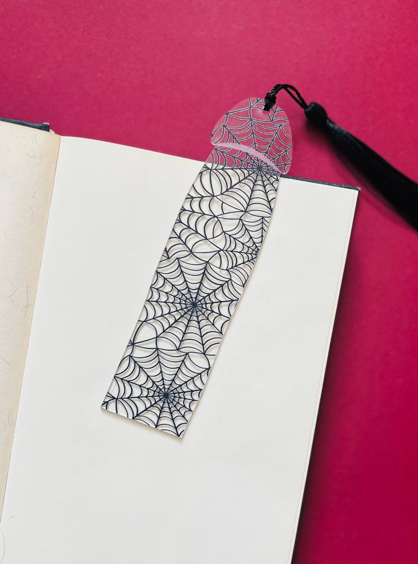 Spiderweb Cockmark® Bookmark