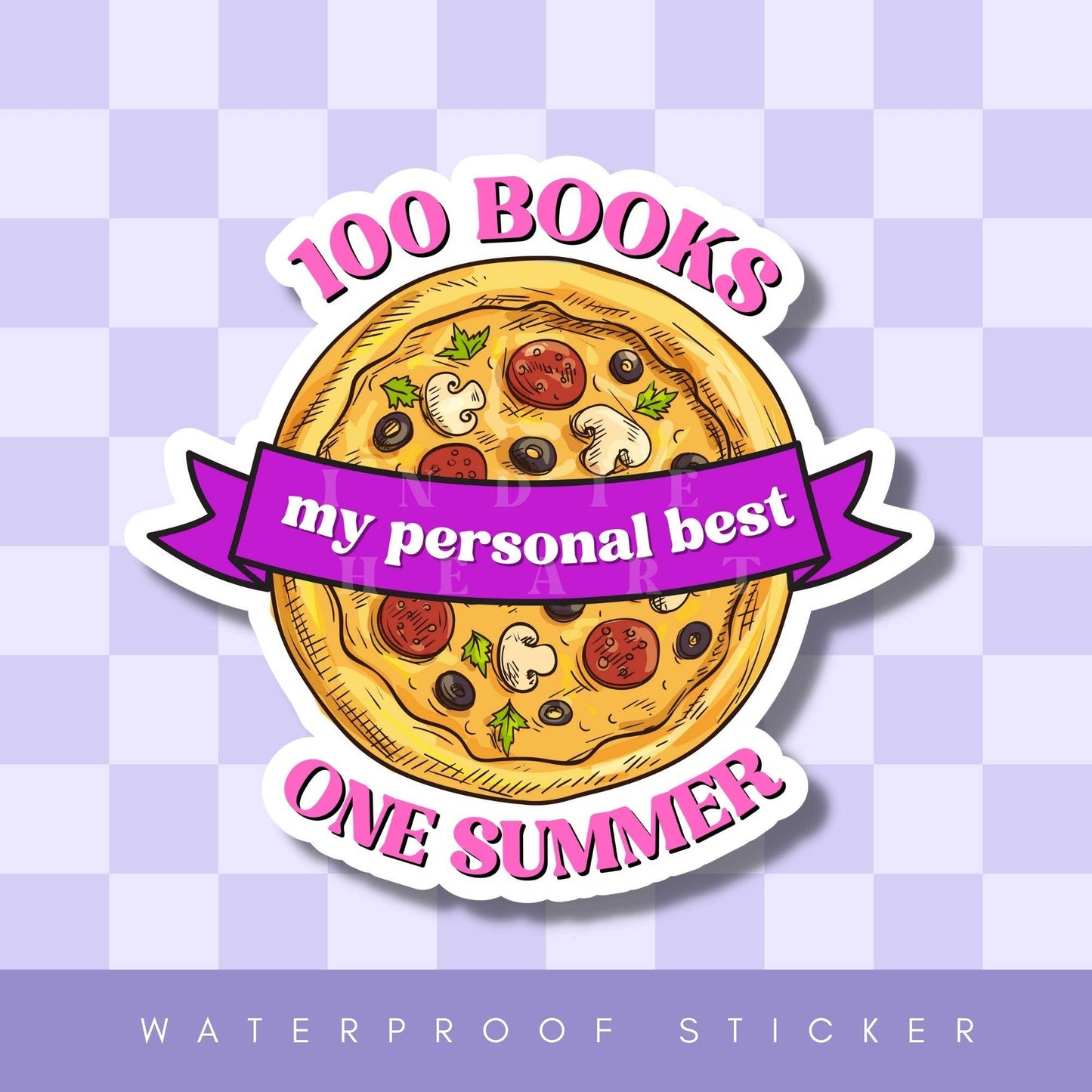 My Personal Best Pizza Vinyl Sticker