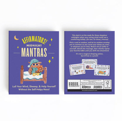 Affirmators!® Mantras (Midnight) Nightly Affirmation Cards