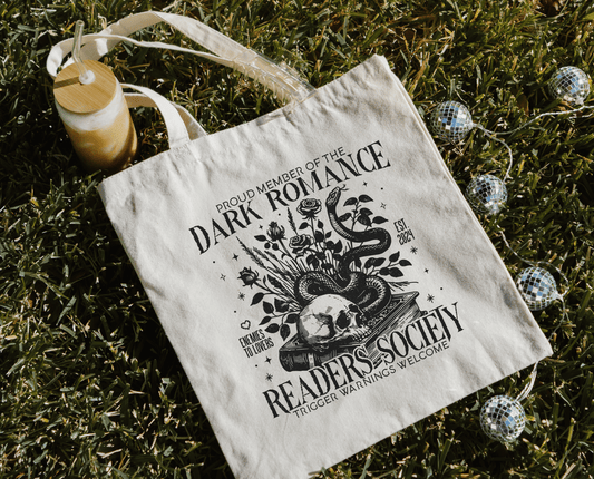 'Dark Romance Readers Society' Tote Bag