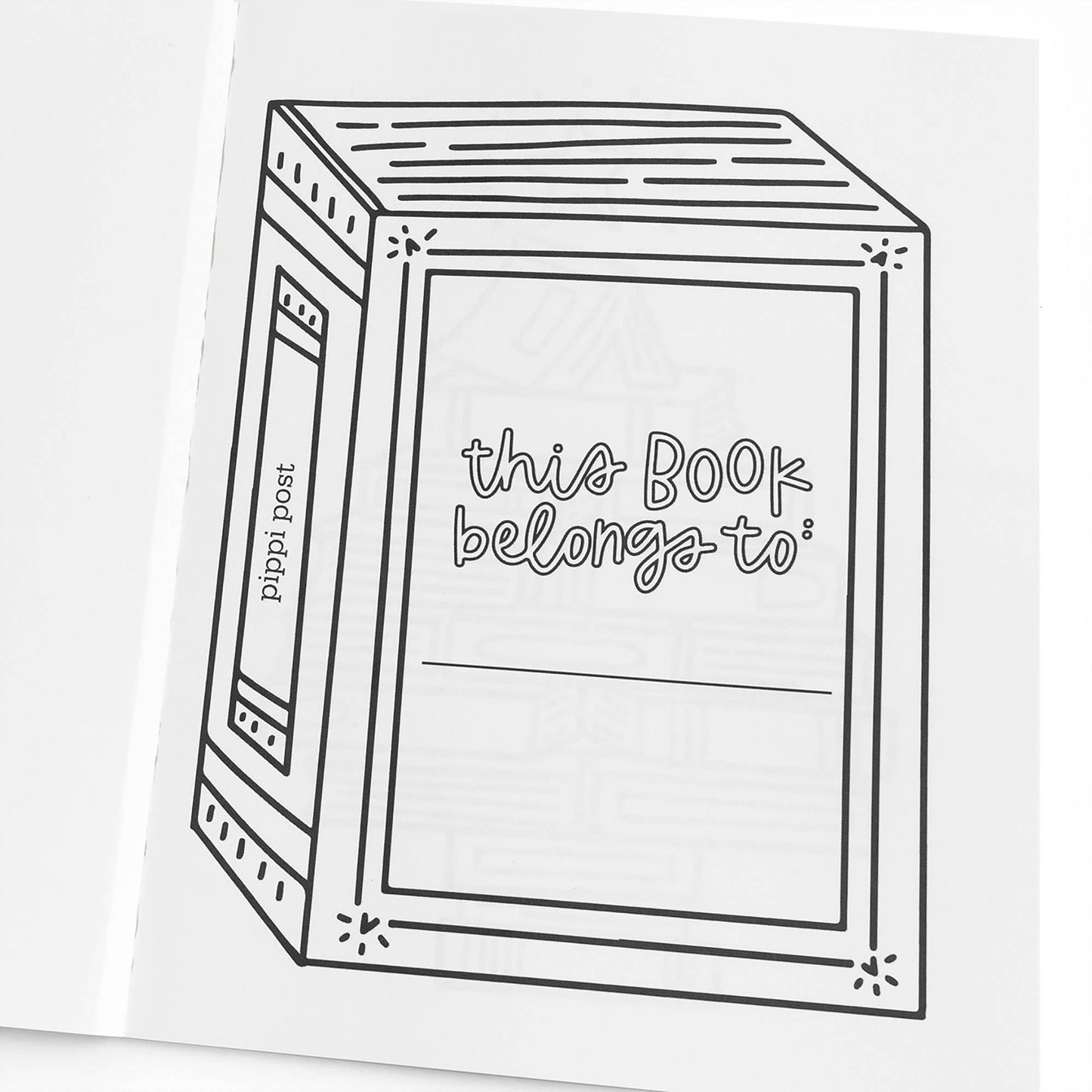 Merry Bookmas Holiday Coloring Book