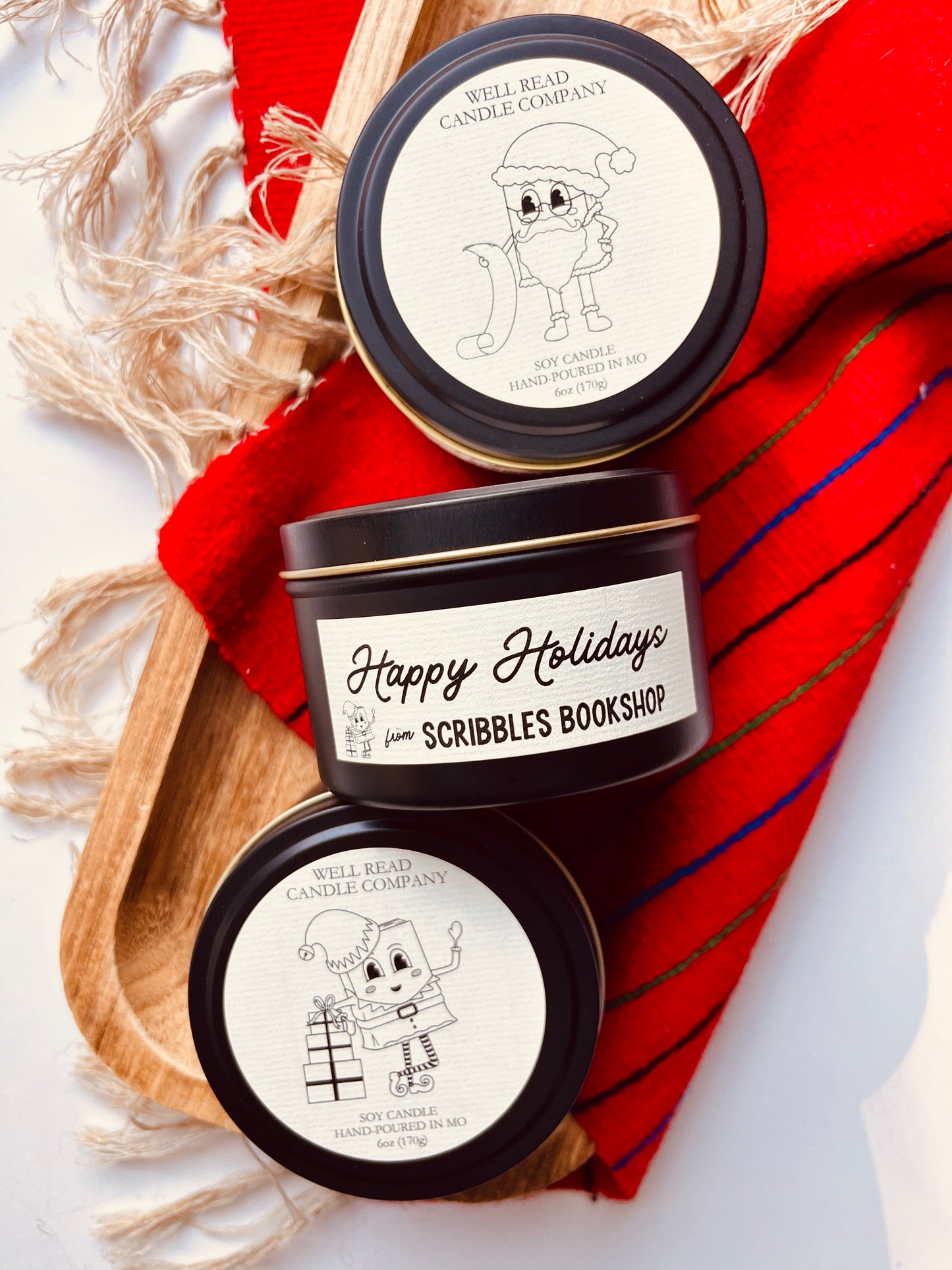 Scribbles Holiday Candle