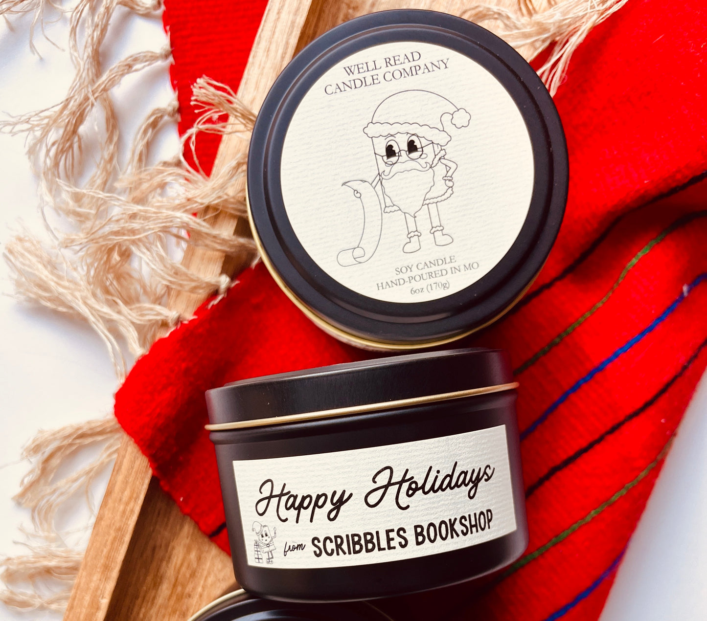 Scribbles Holiday Candle