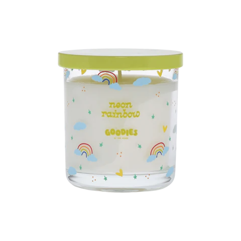 Neon Rainbow Candle