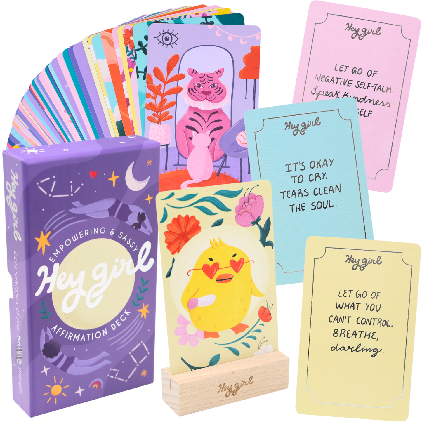 'Hey Girl' Sassy Affirmation Cards