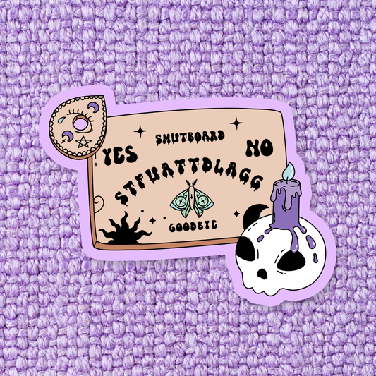 'Ouiji STFUATTDLAGG' Waterproof Vinyl Sticker