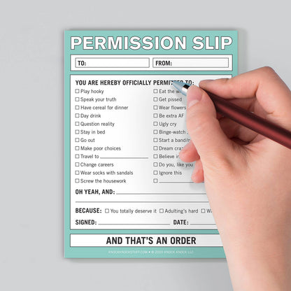 Permission Slip Nifty Note Pad