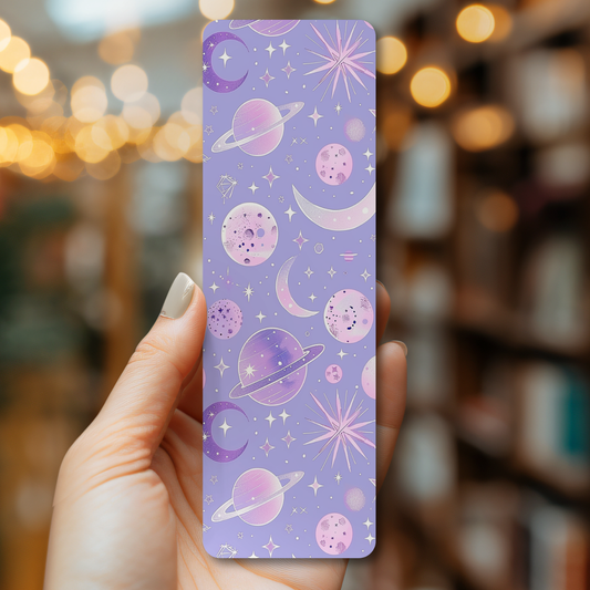 Lavender Space Bookmark