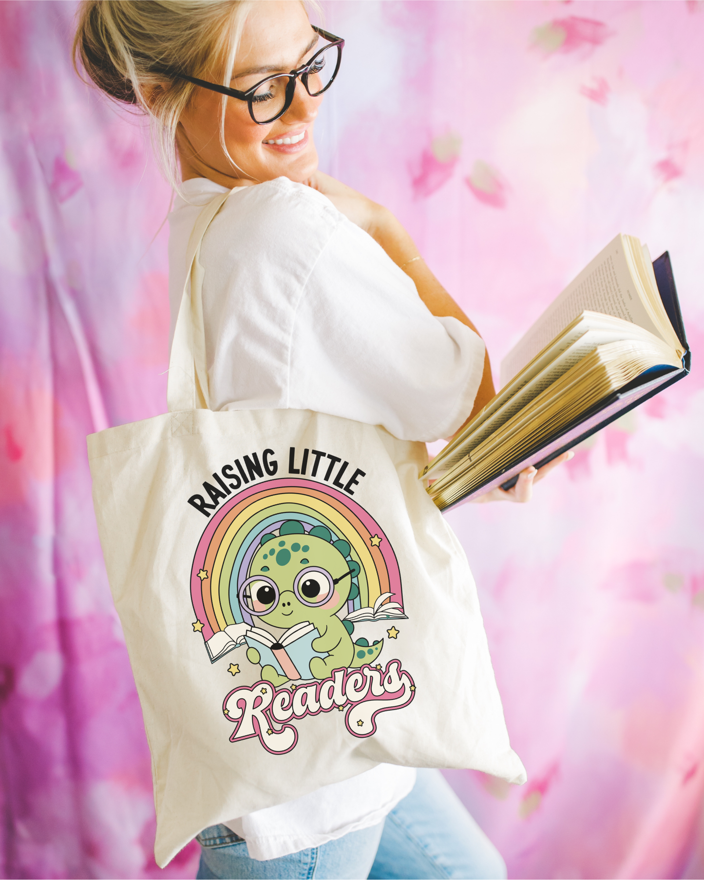 'Raising Little Readers' Tote Bag