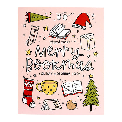 Merry Bookmas Holiday Coloring Book